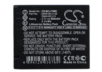 CS 850mAh/3.15 Wh baterija za Panasonic Lumix DMC-LX5,Lumix DMC-LX5GK,Lumix DMC-LX5K,Lumix DMC-LX5W,Lumix DMC-LX7