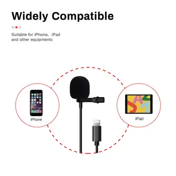 LituFoto-VV10 1,5 M / Strele Vmesnik ,Visoko kakovostne Lavalier Mikrofon Za Telefon, Prenosni Mini Stereo Hi-fi Kakovosti Zvoka PC 4